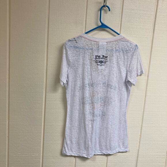 New Harley Davidson Tee V Neck Women's XL - Picture 6 of 7